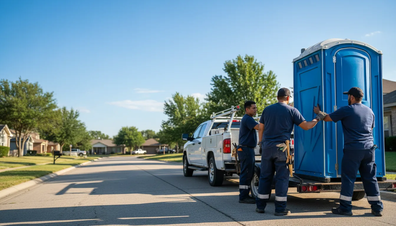 Portable Toilet Rental in Mcfaddin, TX near me